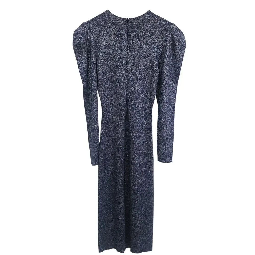 Sachin & Babi Amelie Metallic Knit Bodycon Dress Size S - Picture 3 of 9